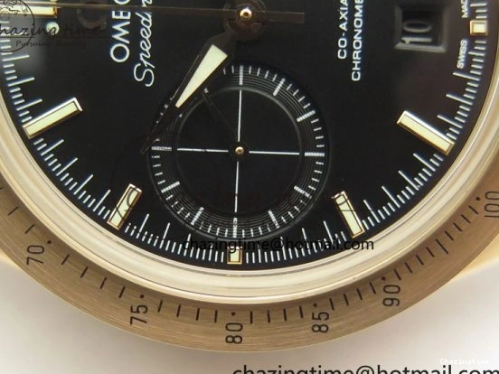 0113 Speedmaster ’57 Co-Axial RG OMF 1:1 Best Edition Black Dial On Leather Strap A9300 (Free Leather Strap) Resilient 8064